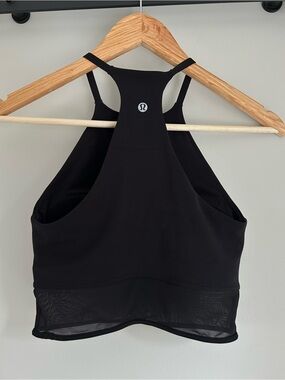Lululemon Nulu High Neck Mesh Hem Tank Top Rare Extra Small / Small